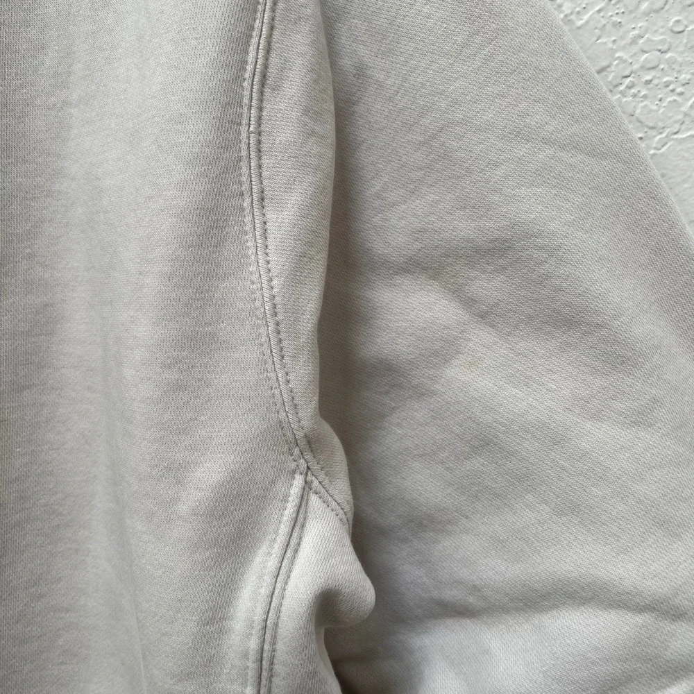Nike Sportswear Club Fleece Crewneck Sweatshirt Oatmeal Beige Womens Large L